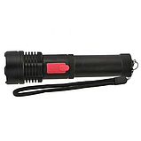 Ручний тактичний світлодіодний ліхтар акумуляторний BAILONG BL-X72-P90 + ZOOM, фото 2