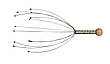Масажер для голови — паковання 500 шт. Польща Iso Trade 15649, фото 7