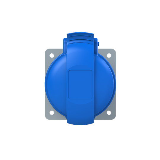 Розетка ABB 232RU6 на поверхню 2Р+Е с/п пряма 32А 250В IP44 (2CMA193242R1000)