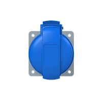 Розетка ABB 232RU6 на поверхность 2Р+Е с/п прямая 32А 250В IP44 (2CMA193242R1000)