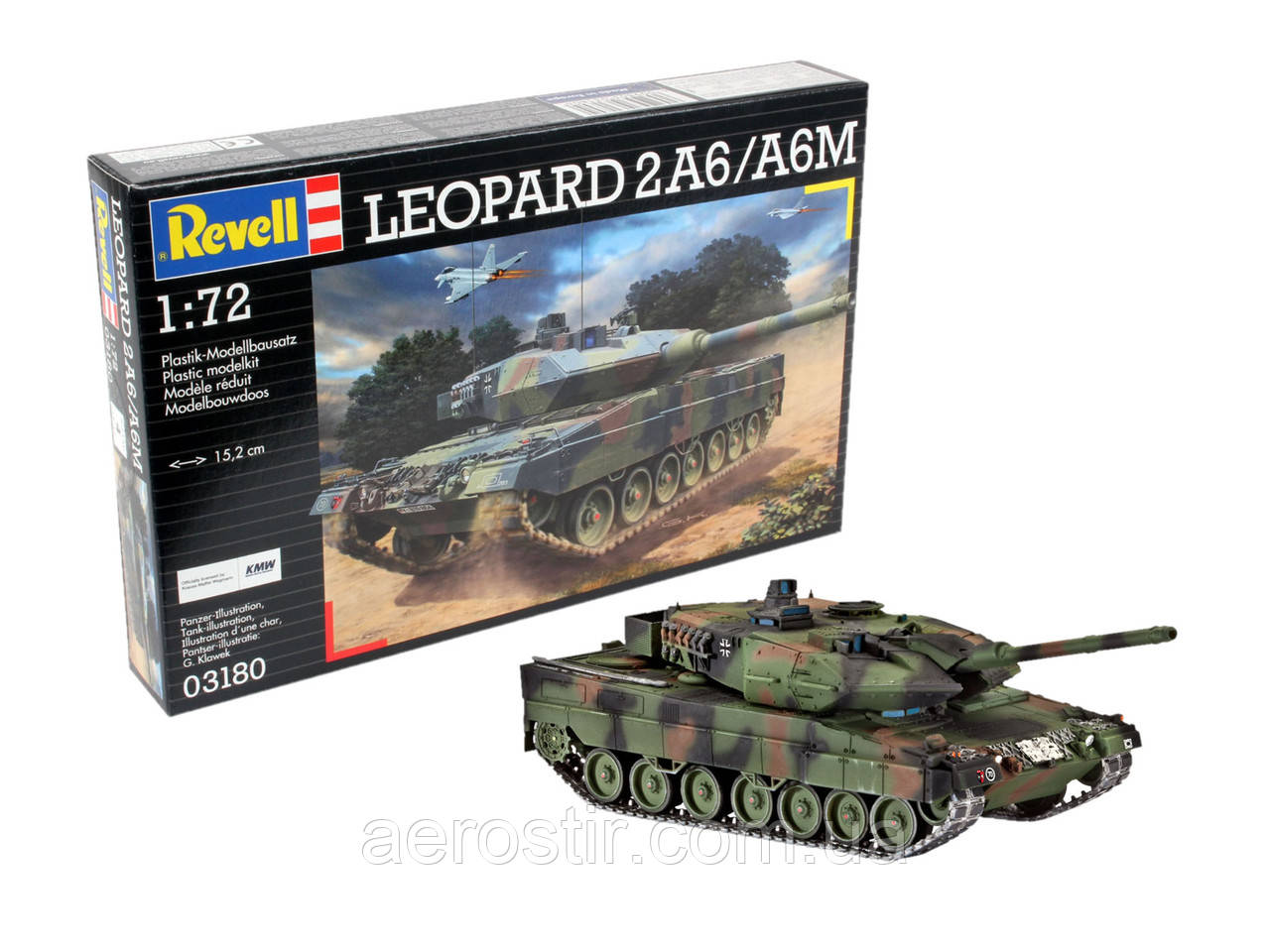 Leopard 2A6M MBT 1/72 Revell 03180, фото 1