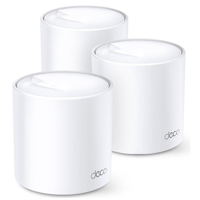 Маршрутизатор TP-Link DECO X20 3PK AX1800 1xGE LAN 1xGE WAN MU-MIMO OFDMA MESH (DECO-X20-3-PACK)