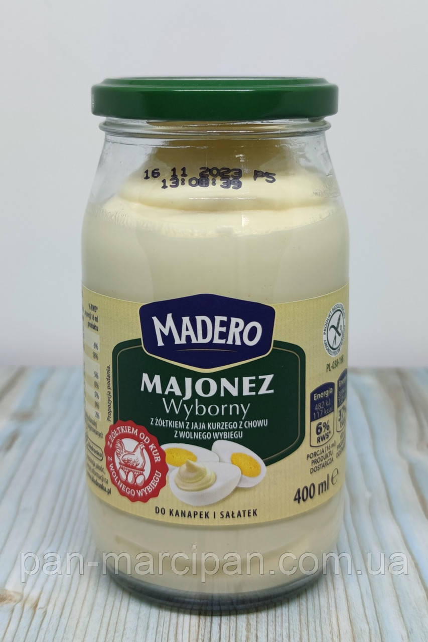 Майонез Madero Majonez Wyborny 400 мл, фото 1