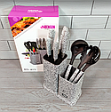 Набір кухонних ножів і кухонного приладдя Benson BN-413 9 предметів набір для кухні, фото 2