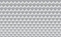 Фотообои расширяющие 368x254 см 3Д Белые объёмные кубы (2848P8)+клей