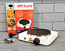 Одноконфоркова електрична плита переносна Hot Plate JX-1010A/ Дискова електроплитка настільна, фото 2