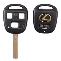 Корпус ключа Lexus 3 кнопки лезо Toy48