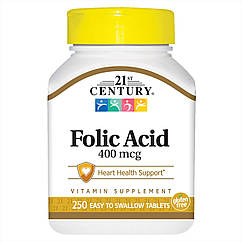 Фолієва кислота 21st Century Folic Acid (250 табл)