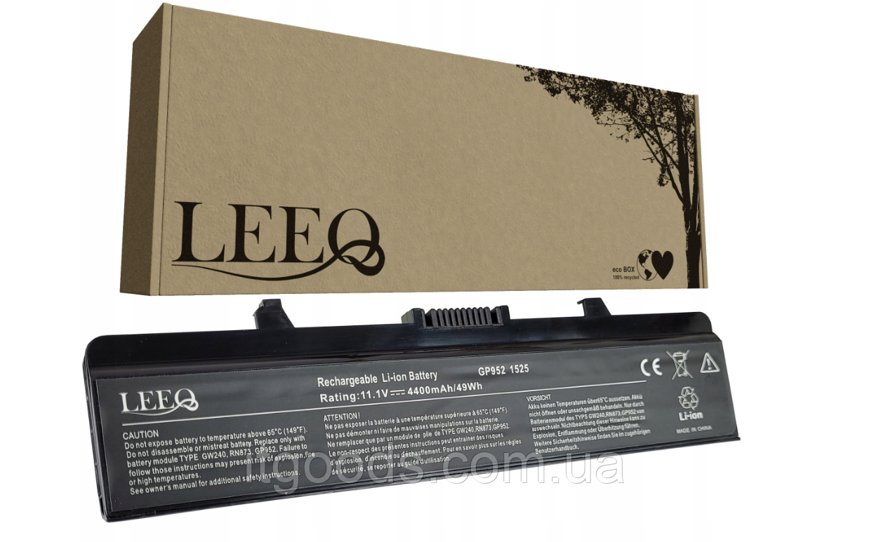 Акумулятор для ноутбука Dell 5200mAh X284G WK371 XR682 GW241 GP952 K450N Inspiron 1525 1526 1750 1545 1546