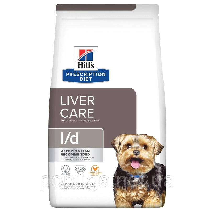 Hill's PD Canine L/D корм для собак, 10 кг