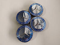 Колпачки Заглушки на литые диски Mercedes-Benz Мерседес 65/56/12 мм. 3B7 601 171 Комплект/4шт.