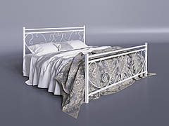 Металеве ліжко Монстера Тенеро — преміальна модель з кованим високим узголів’ям