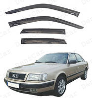 Ветровики AUDI 100, A6 (4A,C4) 1990-1997 (на скотче)\Дефлекторы окон Ауди 100,А6