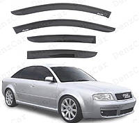 Ветровики AUDI A6 (4B,C5) Sd 1997-2004 (на скотче)\Дефлекторы окон Ауди А6