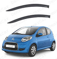 Ветровики Citroen C1 5d с 2005 (на скотче)\Дефлекторы окон Ситроен С1