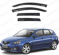 Вітровики MAZDA 3 I Hb 2003-2009 (на скотчі)\Дефлектори вікон Мазда 3 хетчбек