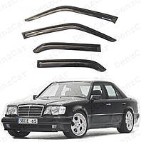 Ветровики Mercedes Benz E-klasse Sd (W124) 1987-1997 (на скотче)\Дефлекторы окон Мерседес 124 седан