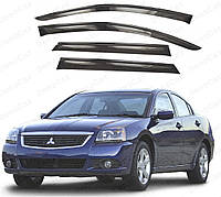 Ветровики Mitsubishi Galant IX 2004 (на скотче)\Дефлекторы окон Митсубиси Галант 9