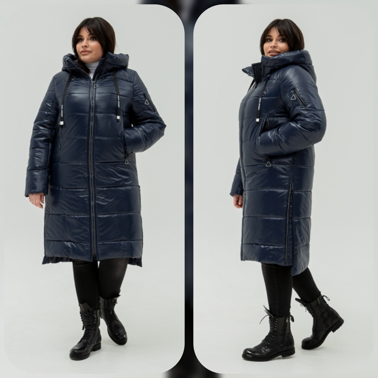 Жіноча зимова куртка Юзефа в розмірах 50-60