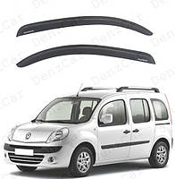 Ветровики Renault Kangoo II 3d 2008- (на скотче)\Дефлекторы окон Рено Кенго 2