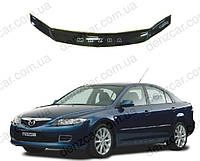 Дефлектор капота MAZDA 6 2002-2008 (GG)\Мухобойка Мазда 6