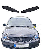 Реснички на фары Mitsubishi Lancer 2003-2010\Накладки на фары Митсубиси Лансер 9 (AV-Tuning)