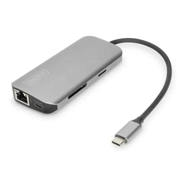 Док-станція Digitus DA-70884 USB-C, 8 Port