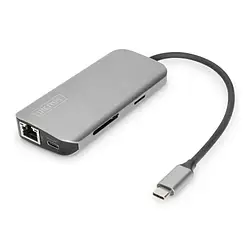 Док-станція Digitus DA-70884 USB-C, 8 Port