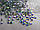 Термо стрази Lux ss10 Crystal AB (2,8 mm) 1440шт, фото 6