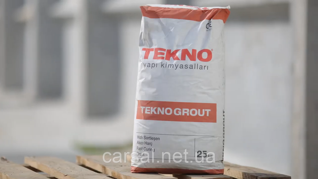 Швидкотвердіюча (5 хвидин) наливна ремонтна суміш Teknogrout Rapid (25 кг)