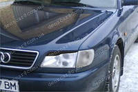 Вії на фари   Audi A6 (1994-1997) (Spirit №1) - Накладки на фари Ауді A6 (1994-1997)