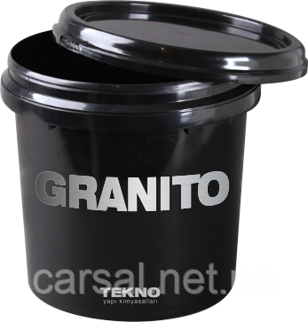 Мікроцемент, декоративна штукатурка для стін Granito Wall (біла) 20 кг, фото 1