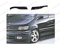 Реснички на фары Mercedes-Benz Vito (1998-2004)(Spirit №1) - Наклакди на фары Мерседес-Бенц Вито 638