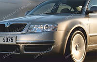 Реснички на фары Skoda Superb (2001-2008) - Наклакди на фары Шкода Суперб