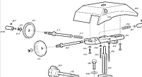 Комплект каменів D55/D48 мм для заточування ножа слайсера Berkel, Boston, Fia та інші, фото 5