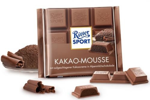 Шоколад Ritter Sport Kakao-Mouse (Риттер Спорт с шоколадным муссом), 100 г - фото 2 - id-p293862837