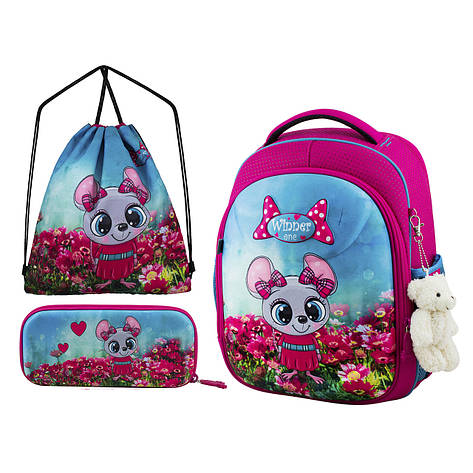 Шкільний ранець для дівчаток Winner 6010 Full Set, фото 1