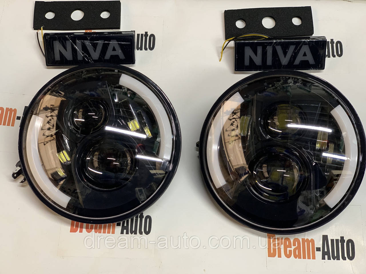 НОВИНКА! Комплект ДХО + Фари LED + Повторювачі поворотів ВАЗ НИВА з реле