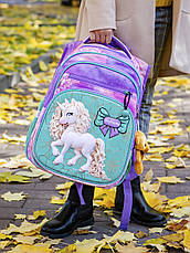 Набір шкільний для дівчинки рюкзак Winner /SkyName R3-245 + мішок для взуття (фірмовий пенал у подарунок), фото 5