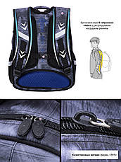 Рюкзак шкільний для хлопчика Winner /SkyName R3-249 + ПОДАРУНОК, фото 5