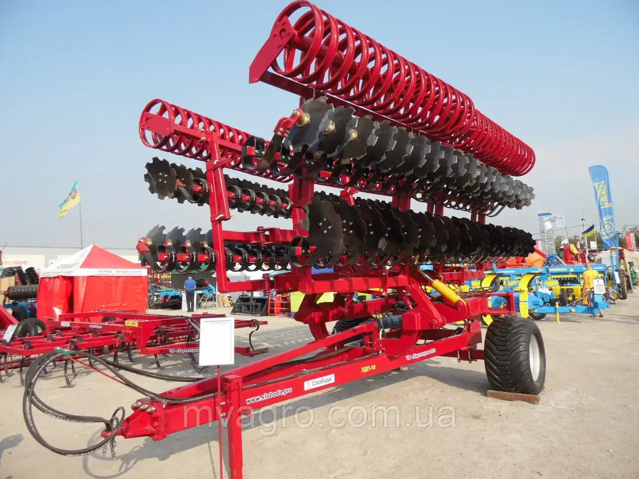 Лущильник на пружинних стійках ЛДП-10 Слобода, фото 1