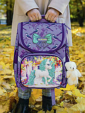 Ранець шкільний для дівчаток Winner /SkyName 2075 + ПОДАРУНОК, фото 3