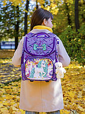 Ранець шкільний для дівчаток Winner /SkyName 2075 + ПОДАРУНОК, фото 4