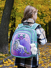 Ранець шкільний для дівчаток Winner /SkyName 5022 + ПОДАРУНОК, фото 3