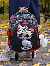 Ранець шкільний для дівчаток Winner /SkyName 5024 + ПОДАРУНОК, фото 3