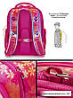 Ранець шкільний для дівчаток Winner /SkyName 6033 + ПОДАРУНОК, фото 7