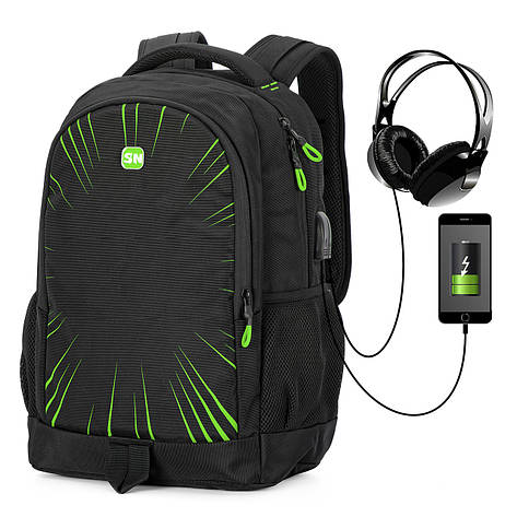 Рюкзак молодіжний повсякденний SkyName 90-131, фото 1