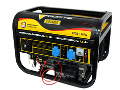 Електрогенератор бензиновий чотиритактний однофазний FORTE FG3500E (2.5 кВт) Тип старту Ручний / Електро