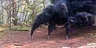 Черная дымовая шашка  (Черный Дым) время: 60 секунд, цвет дыма: черный, фото 2