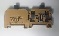 Клемник гвинтовий Weidmuller saks 3 до 10 мм² на DIN-рейку з запобіжником Made in Germany